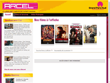 Tablet Screenshot of cine-arcel.com